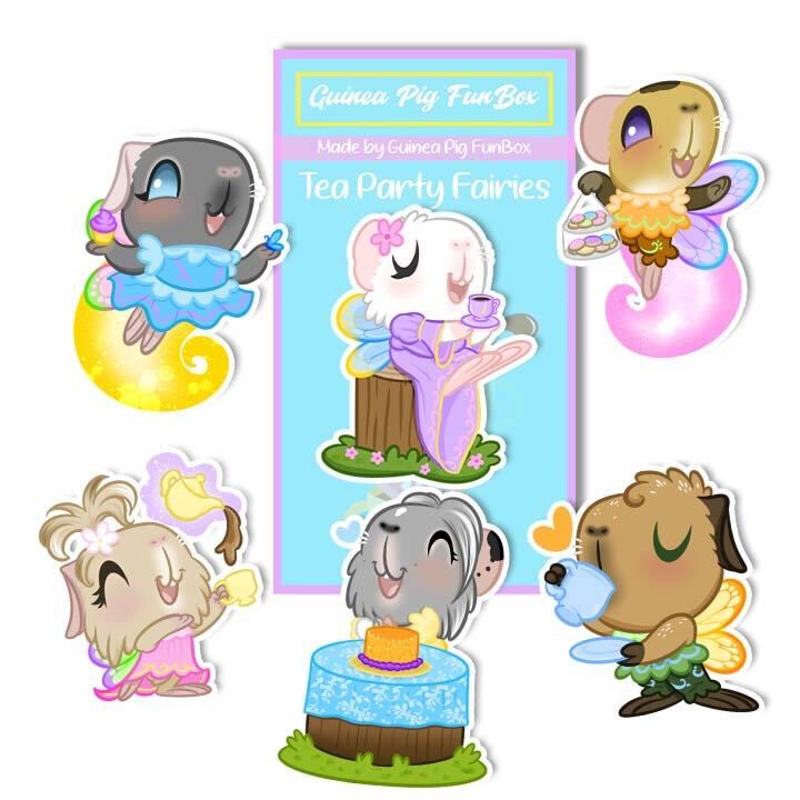 Guinea Pig FunBox monthly sticker collection preview