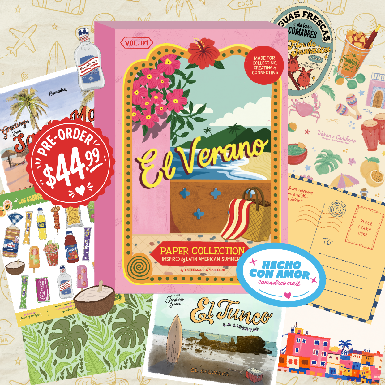 “El Verano” Stationery Pack — PRE-ORDER
