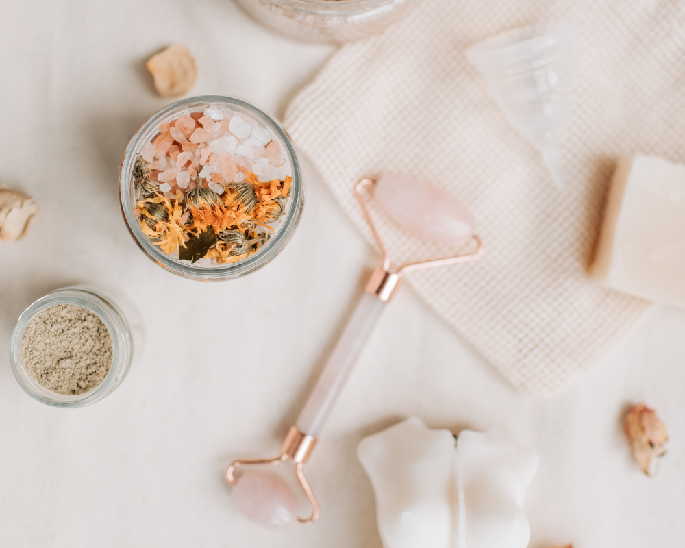 A beautifully curated self-care gift box