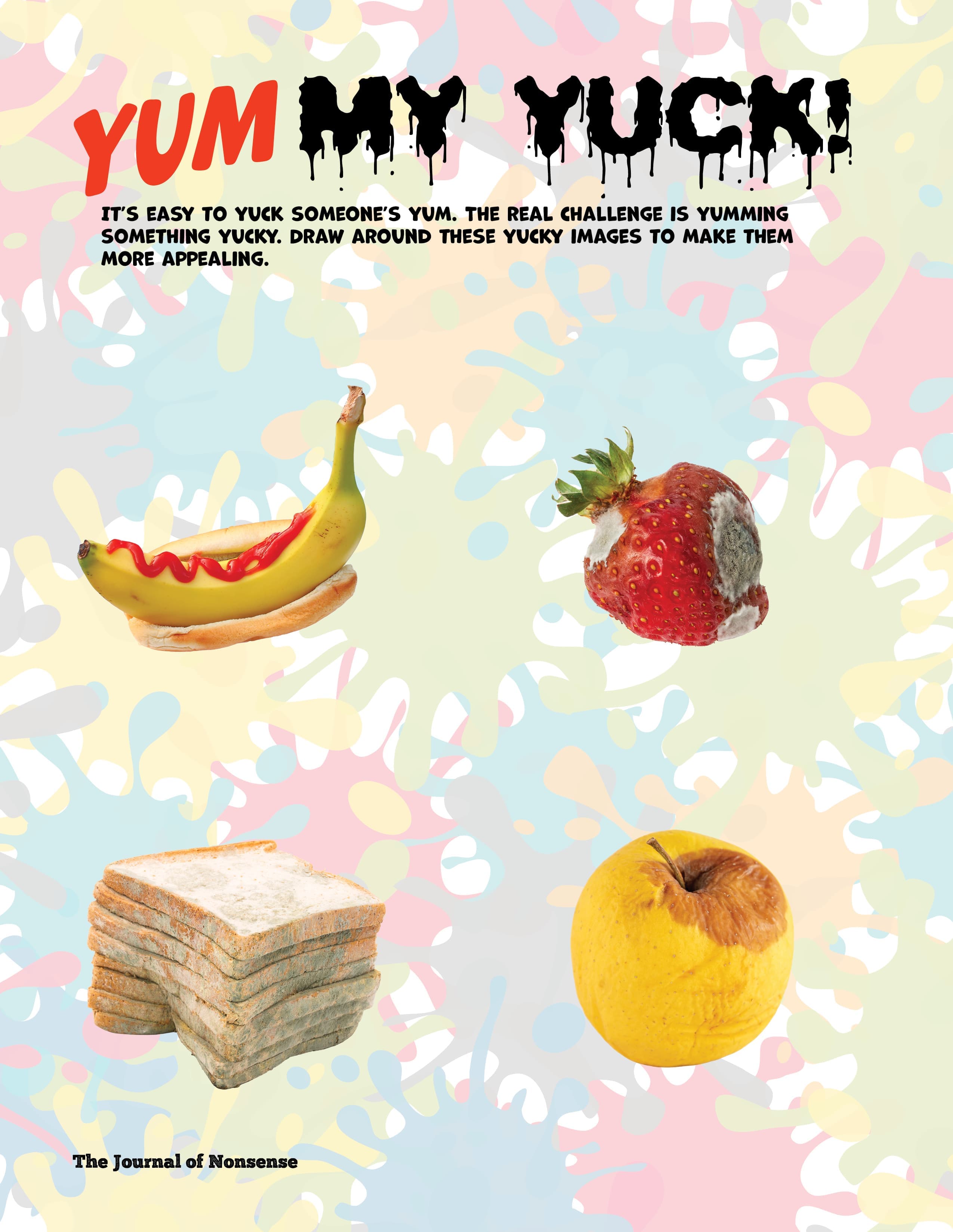 Yum My Yuck drawing activity