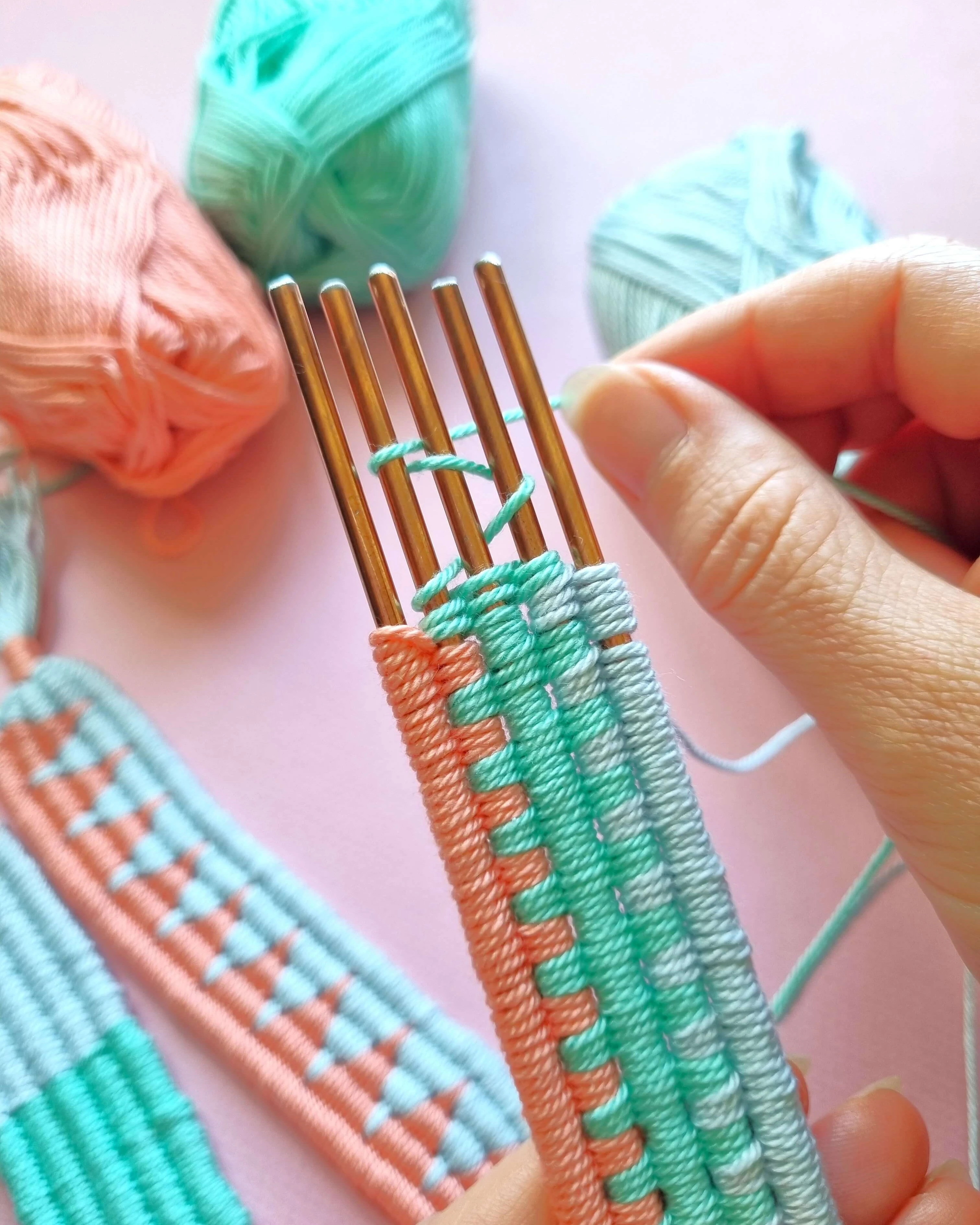 Stick weaving