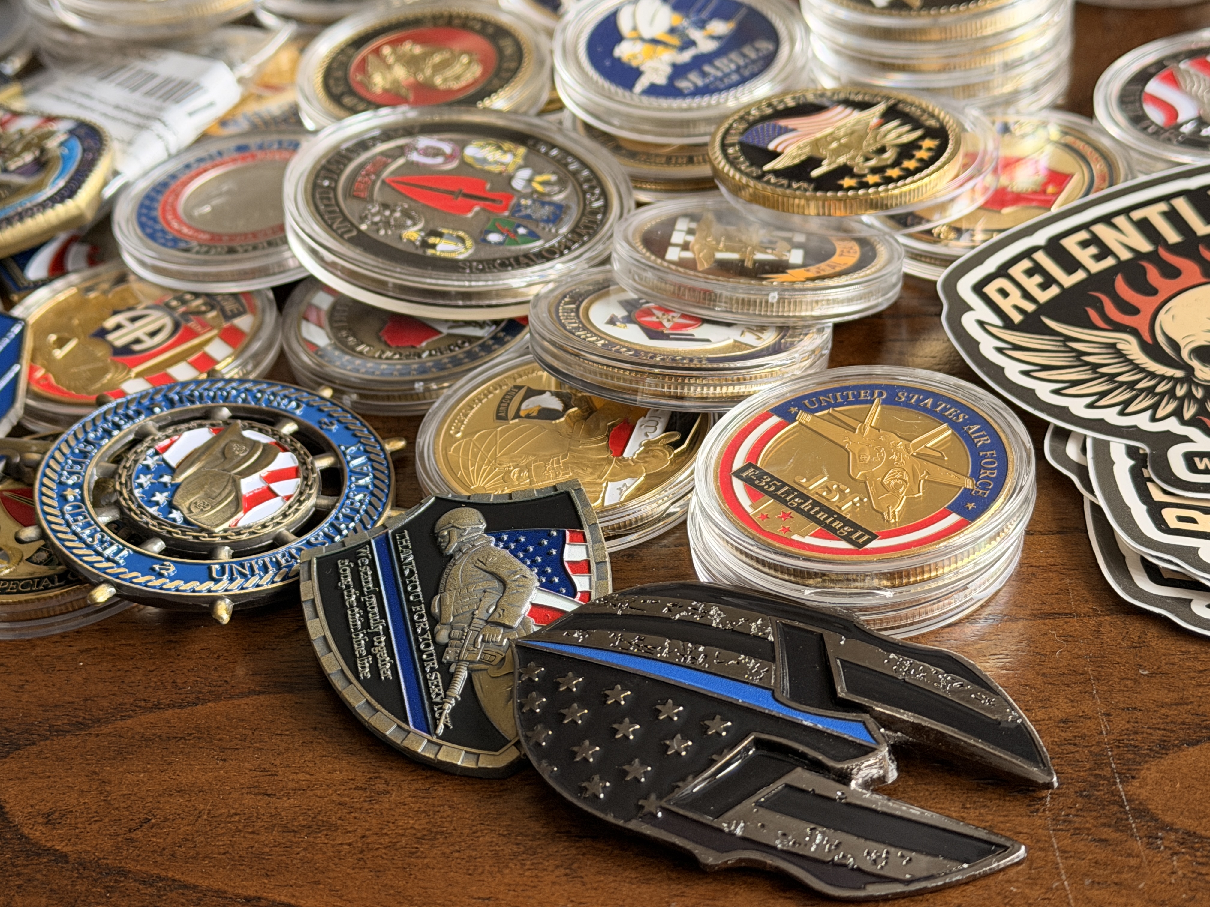 Collector items showcase