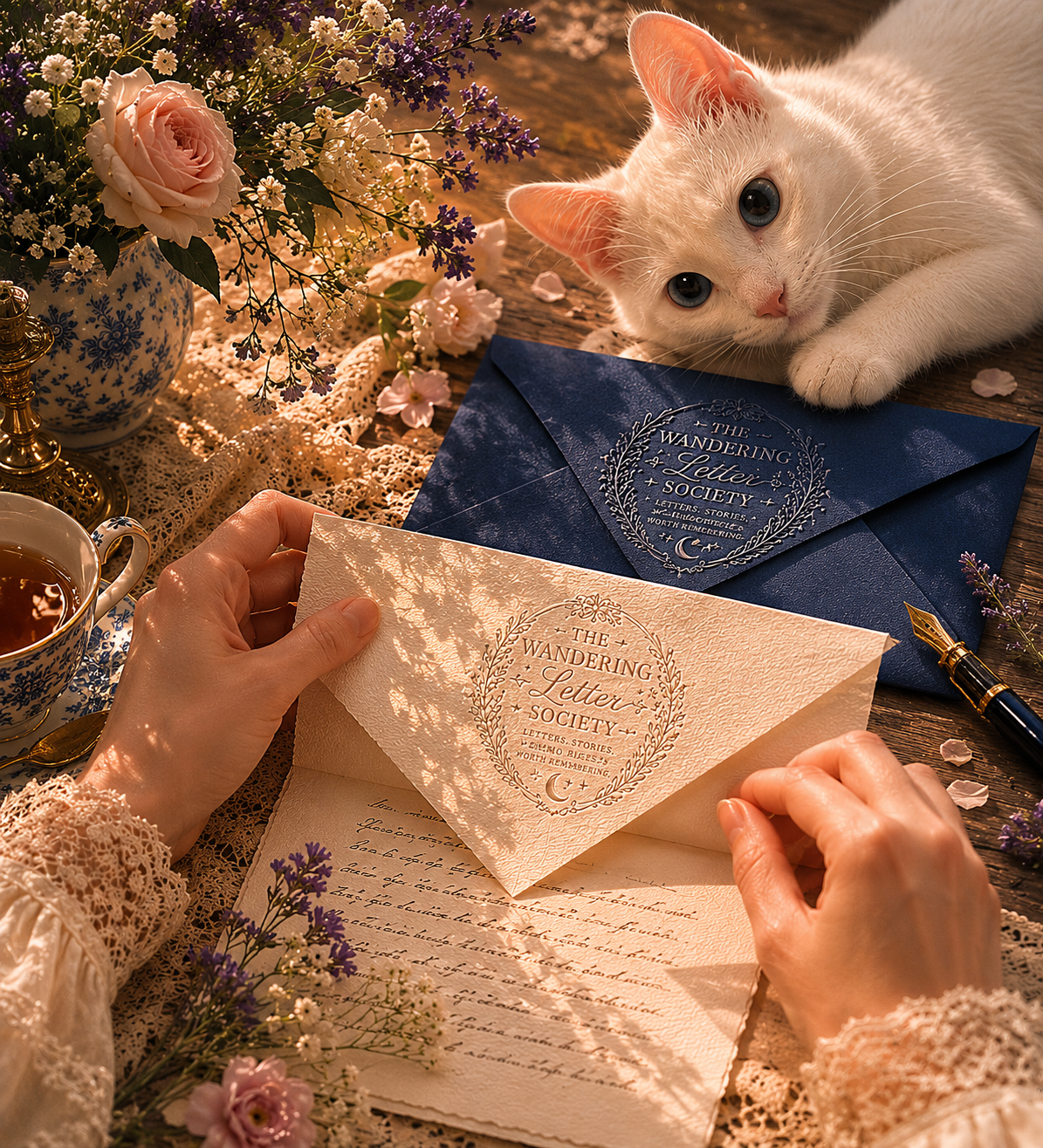 Helen, founder of The Wandering Letter Society