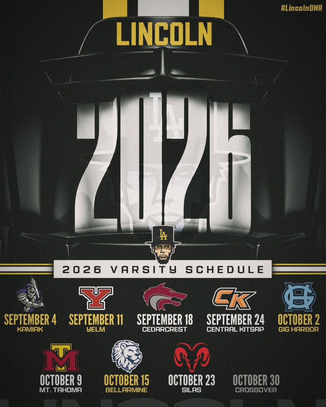 Schedule detail close-up