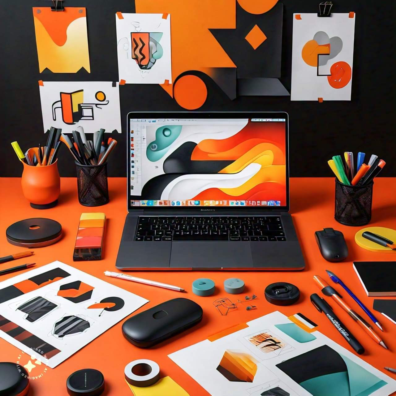 FirstDown Designs creative workspace