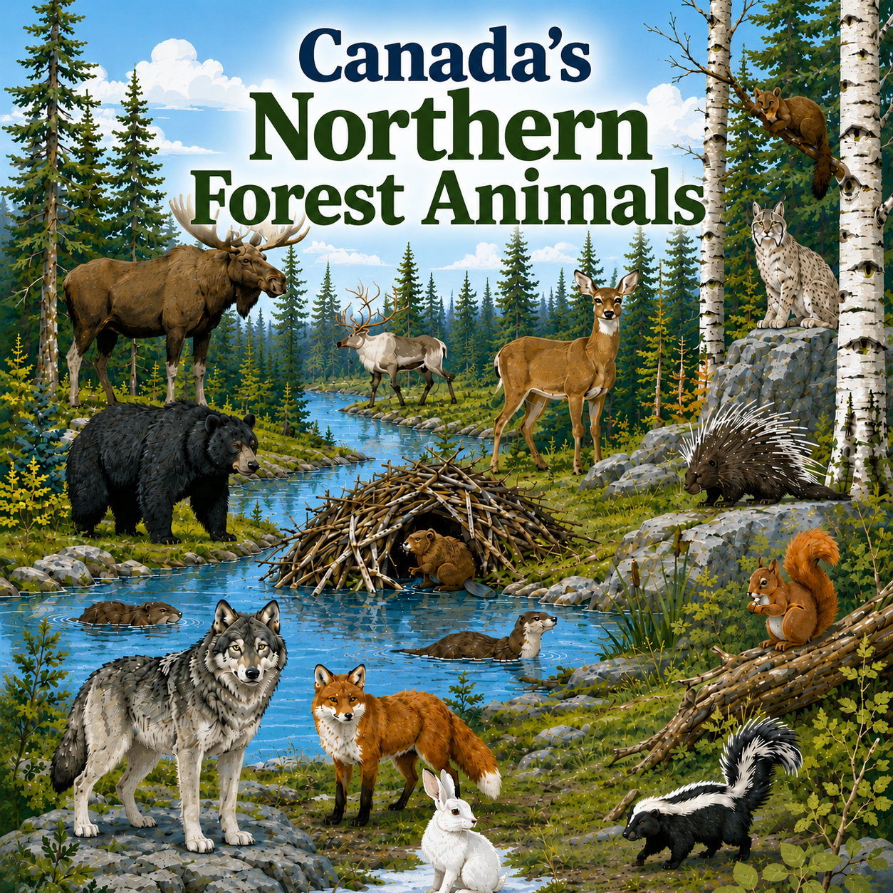 Canada's Northern Forest Animals