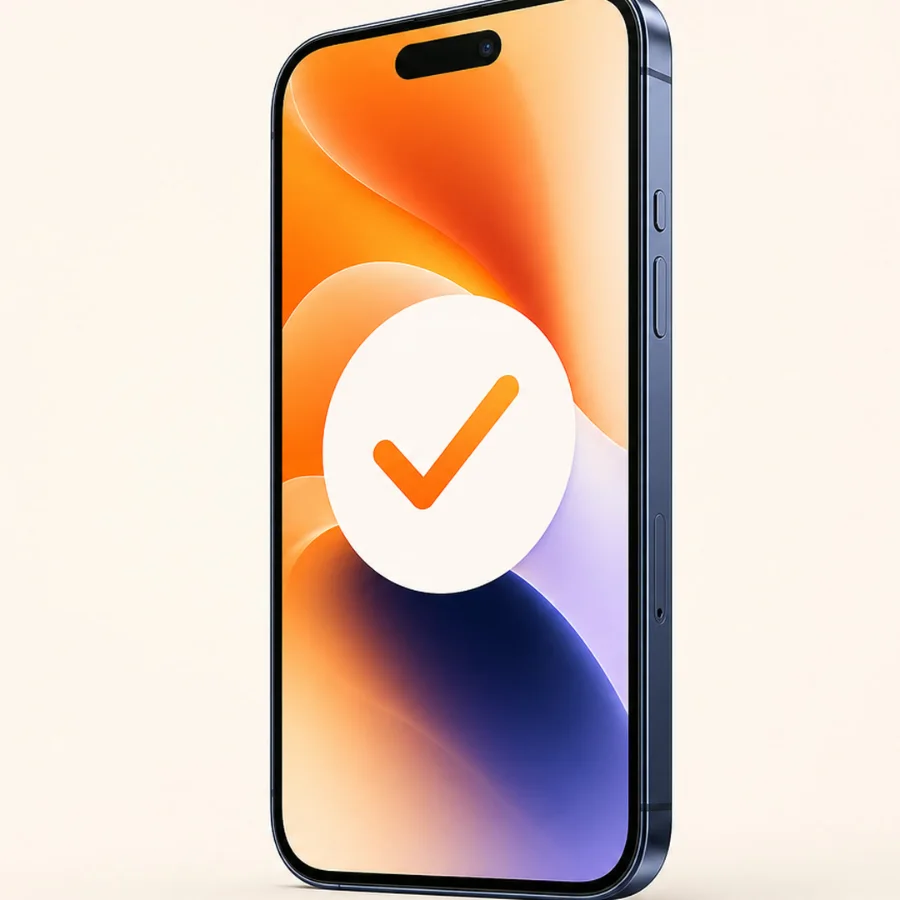 Smartphone ready for a mobile valuation