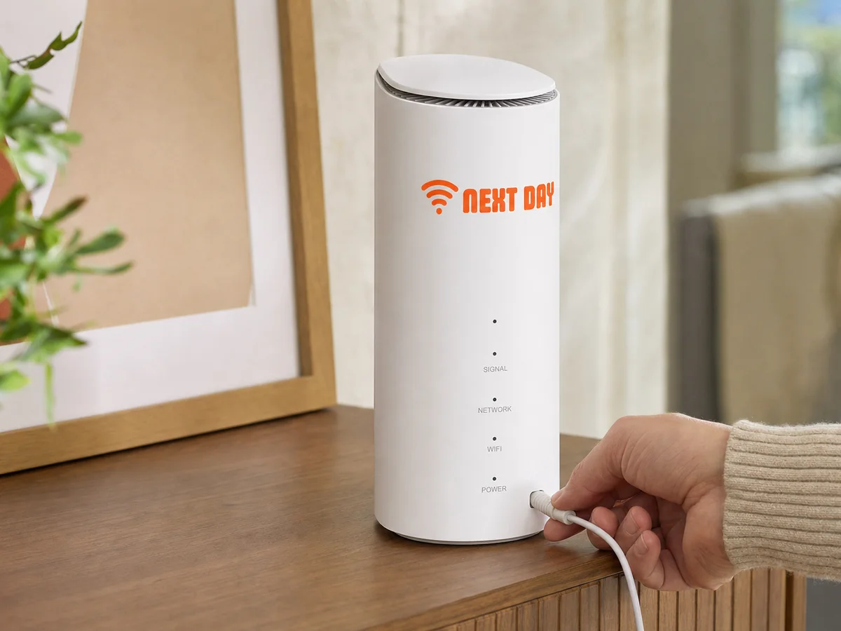 Plug it in broadband setup