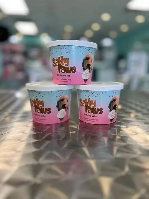 Salty Paws Ice Cream Birthday Cake - 3 pack w/sprinkles product image