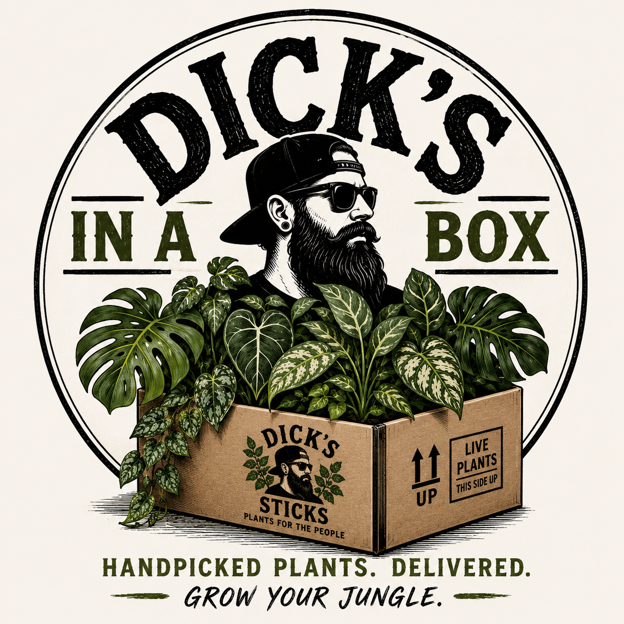 Dick’s in a Box. Handpicked plants, delivered. Grow your jungle.